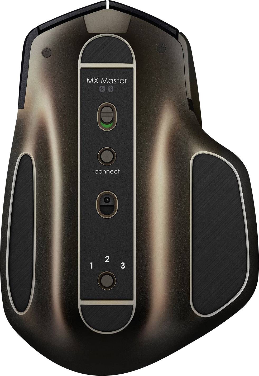 Logitech Bluetooth-Maus Laser MX Master Wiederaufladbar Schwarz