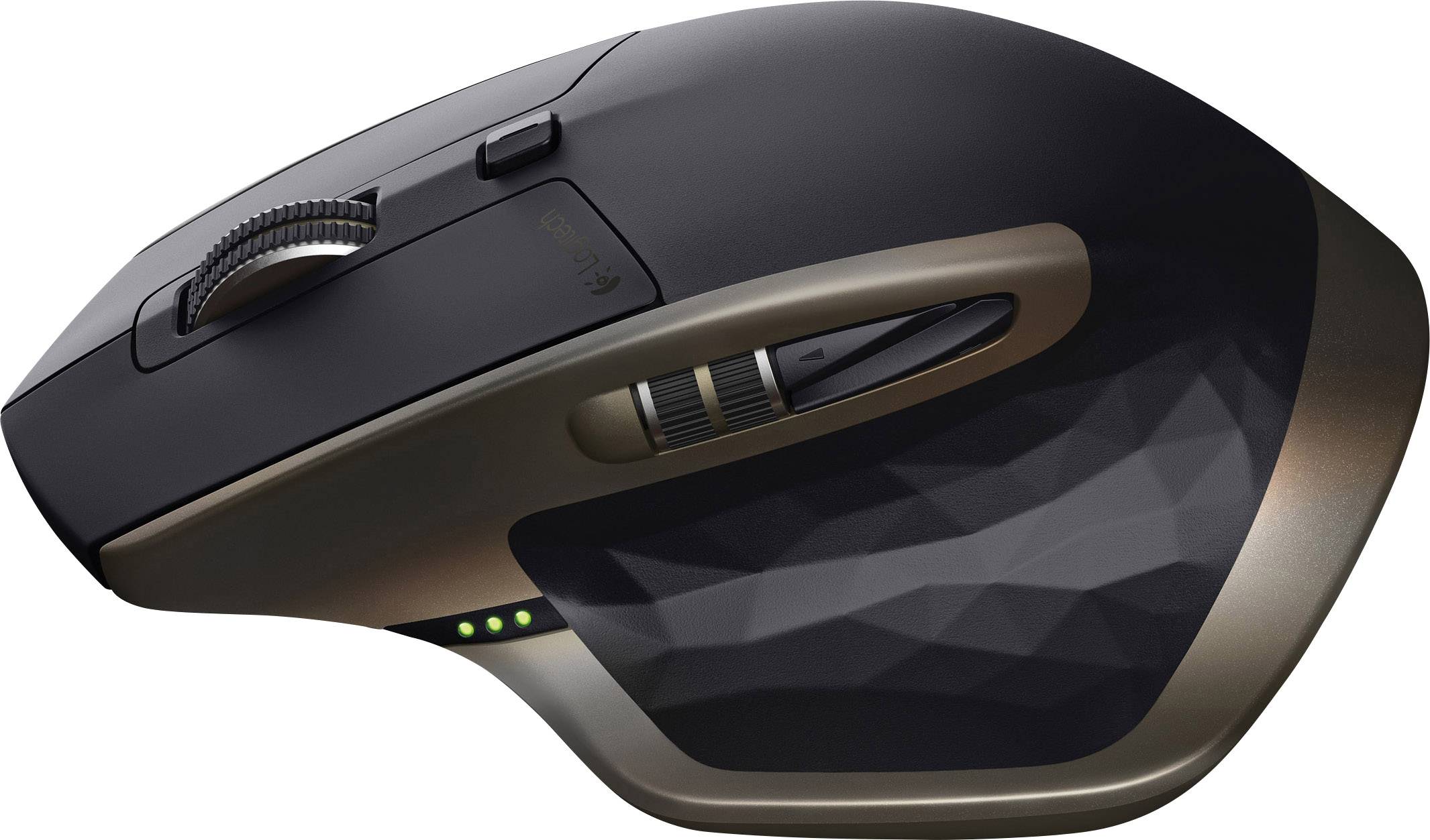 Logitech Bluetooth-Maus Laser MX Master Wiederaufladbar Schwarz