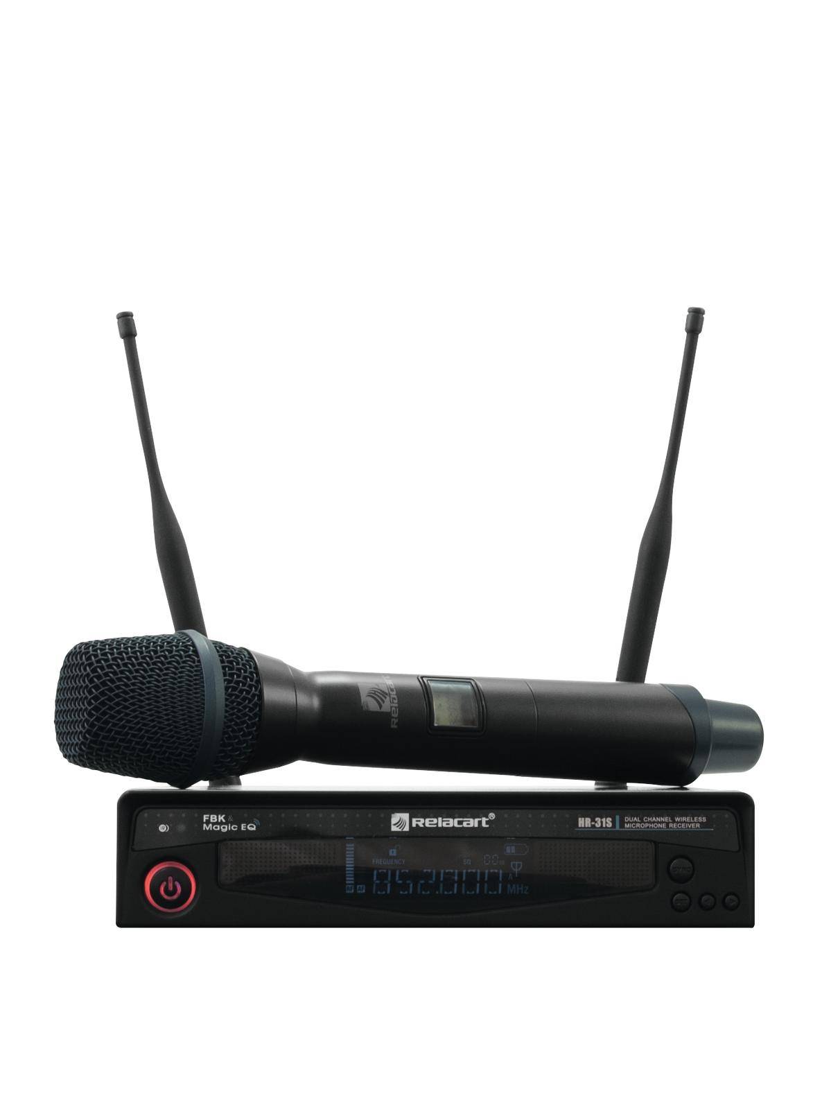 Relacart HR-31S Funkmikrofon-Set Übertragungsart (Details):Funk Funk