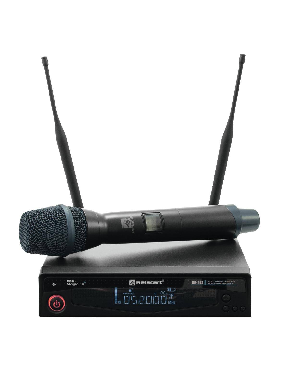 Relacart HR-31S Funkmikrofon-Set Übertragungsart (Details):Funk Funk