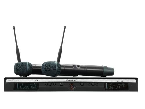 Relacart UR-260D Hand Funkmikrofon-Set Übertragungsart:Funk inkl. Mikrofoncase, Schalter
