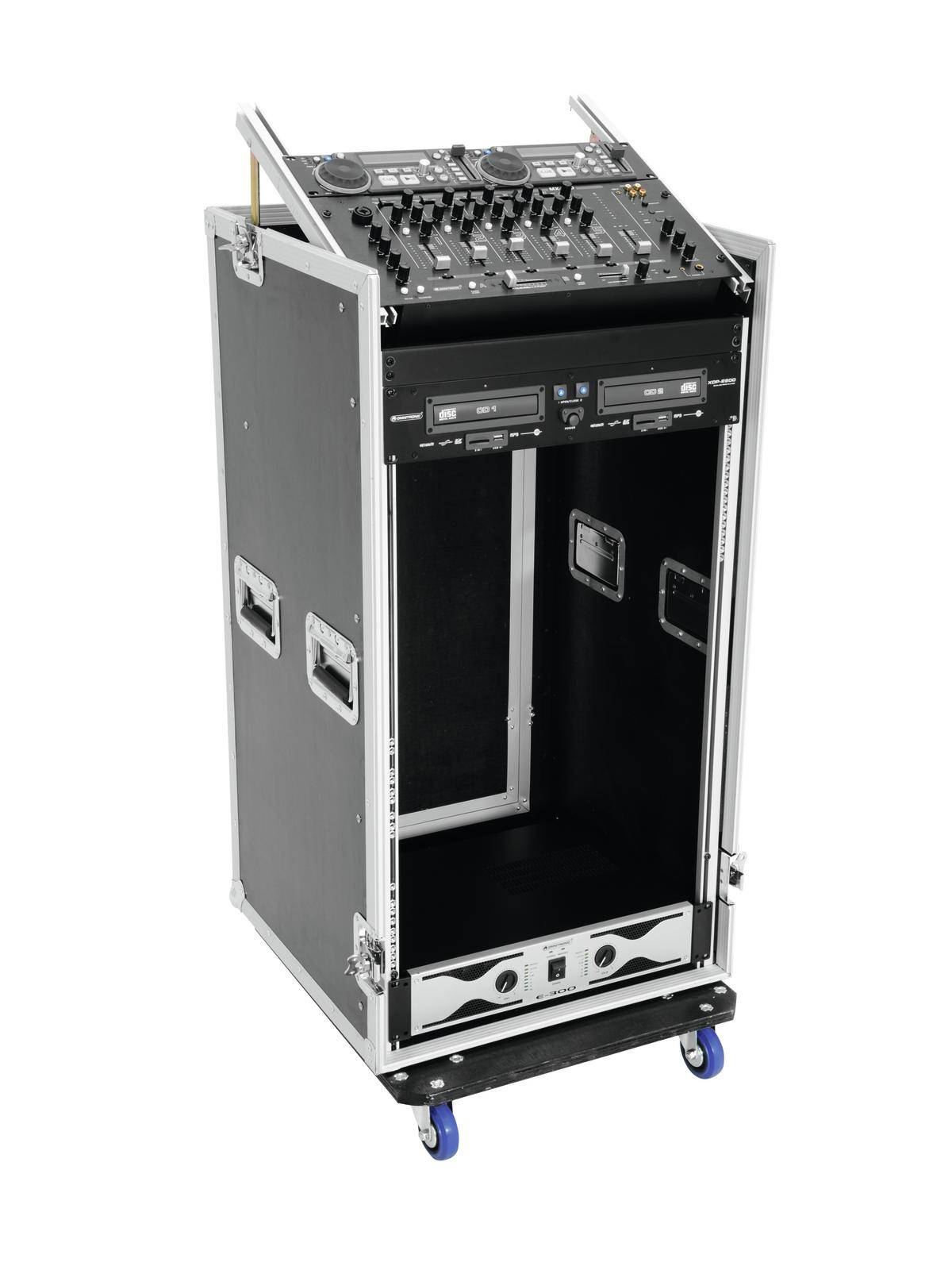 Roadinger Spezial-Kombi-Case 20 HE 30110004 Mischpultcase (L x B x H) 615 x 550 x 1135 mm