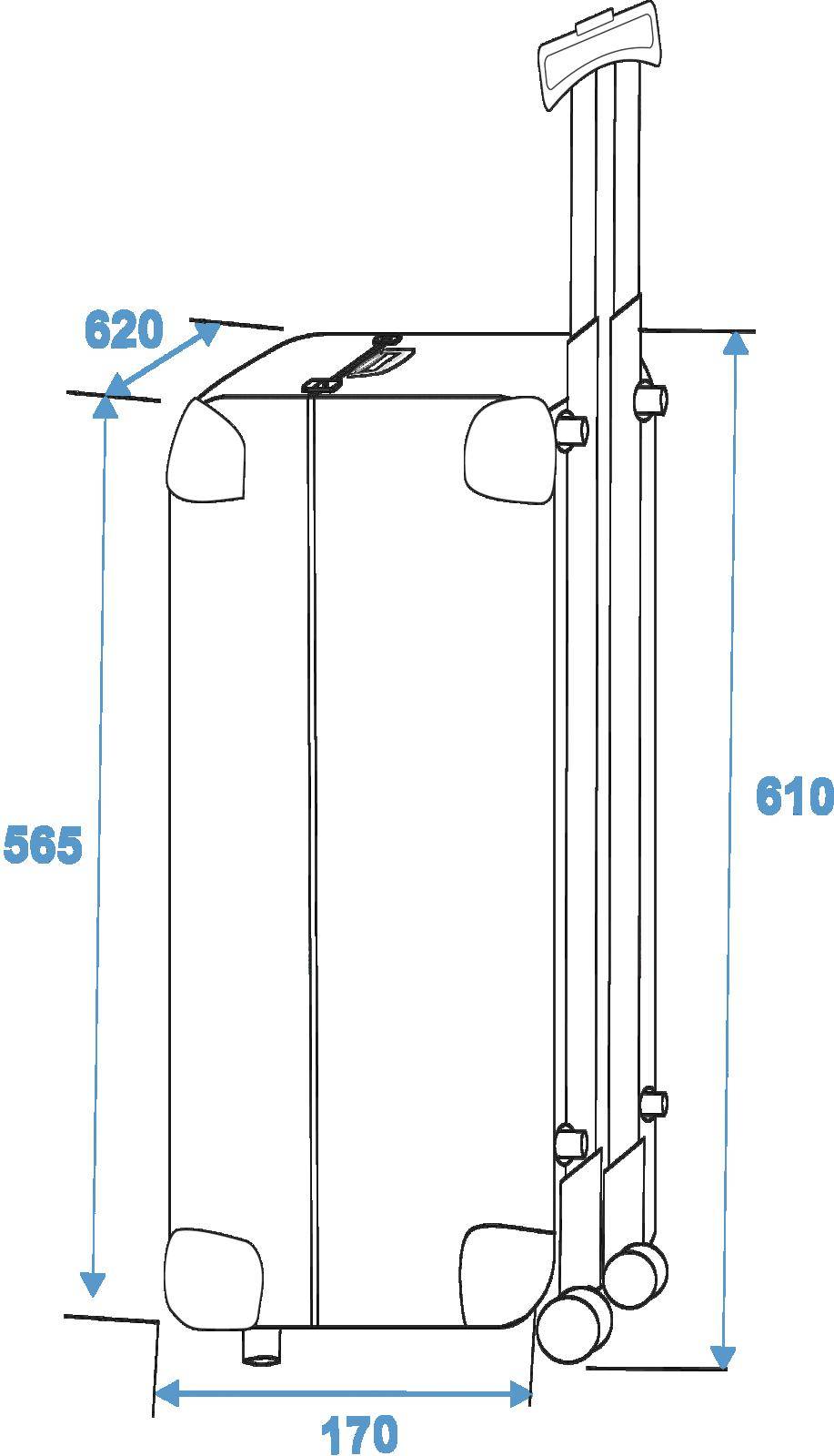 Roadinger CD-Case 200CDs CD-Case (L x B x H) 145 x 625 x 610 mm