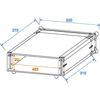 Roadinger Flightcase System Mikrofoncase (L x B x H) 510 x 535 x 140mm Roadinger Flightcase System Mikrofoncase (L x B x H) 510 x 535 x 140mm