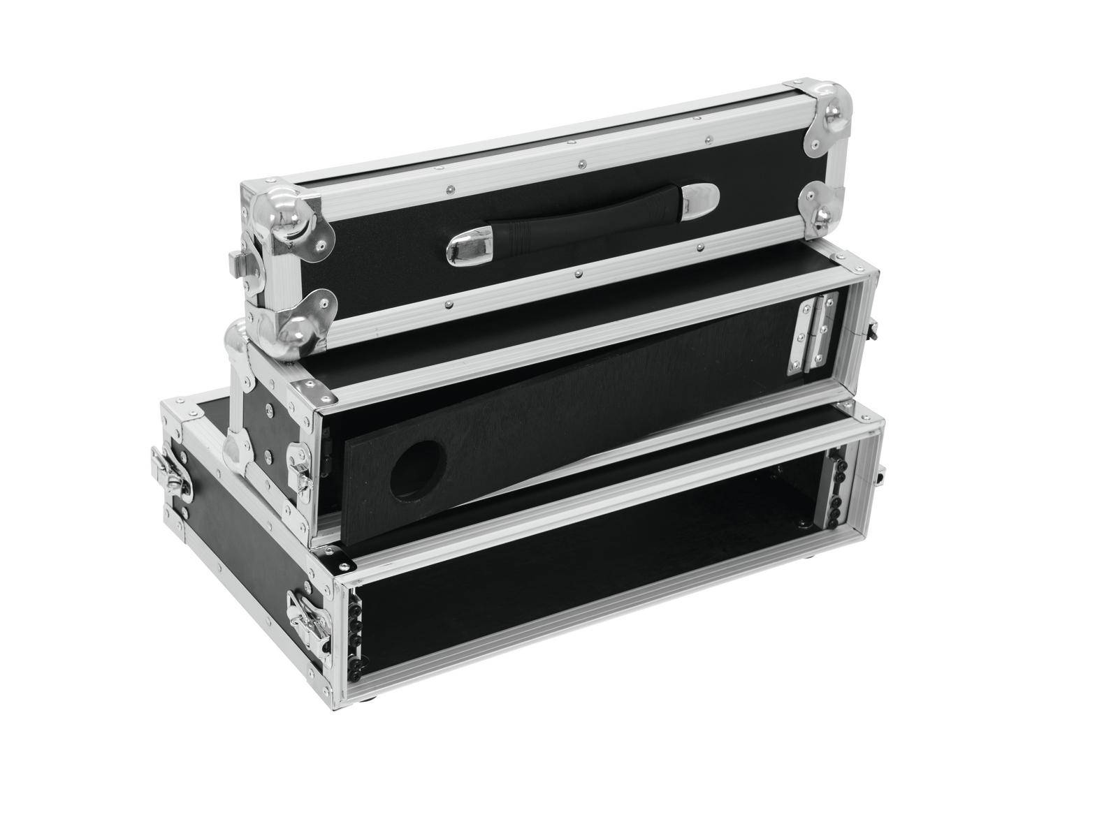Roadinger Flightcase System Mikrofoncase (L x B x H) 510 x 535 x 140 mm