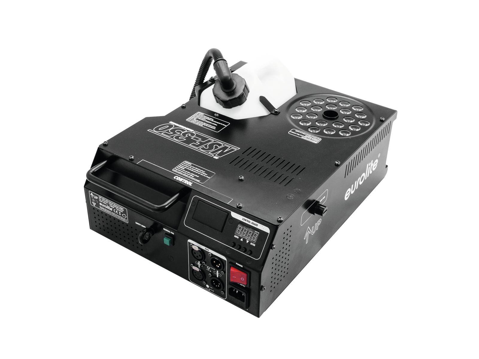 Eurolite NSF-350 LED Hybrid Spray Fogger Nebelmaschine inkl. Funkfernbedienung, mit Lichteffekt