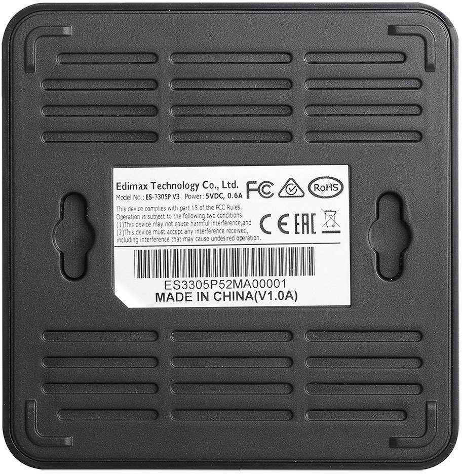 EDIMAX ES-3305P Netzwerk Switch 5 Port 100 MBit/s