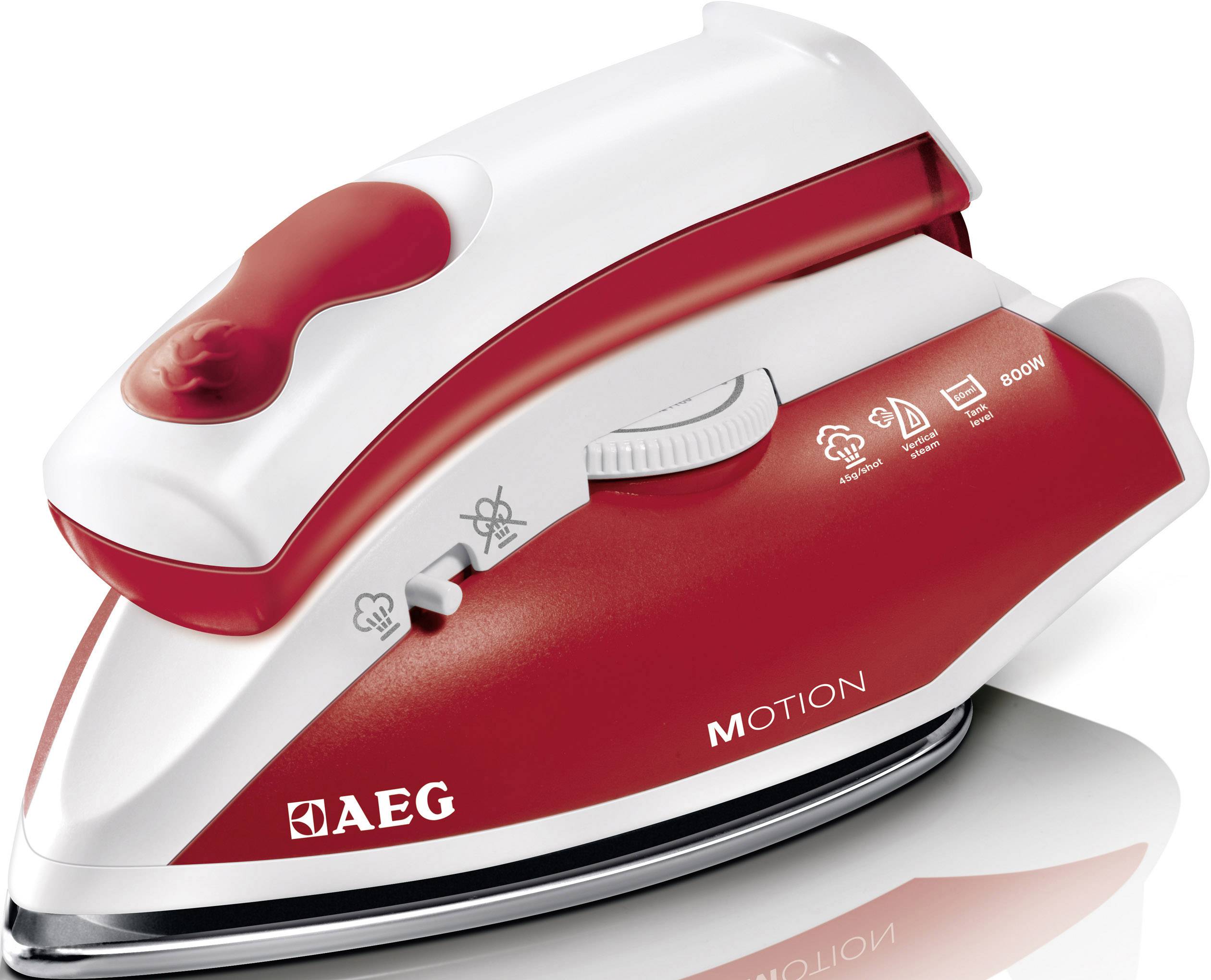 AEG DBT800 Reisebügeleisen Rot, Weiß 800W