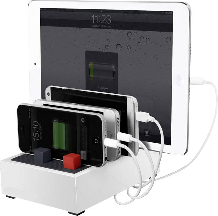 Audiosonic PB-1726 PB-1726 USB-Ladestation Steckdose Ausgangsstrom (max.) 4500 mA 4 x USB