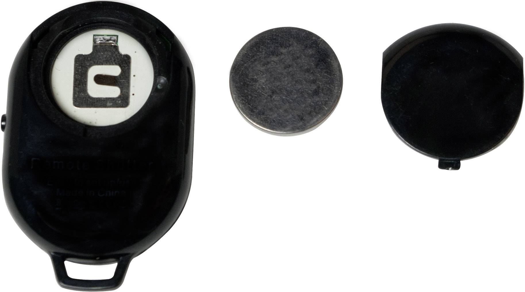 LogiLink BT0034 Selfie Stick 8.7 cm 1/4 Zoll Schwarz, Silber inkl. Handschlaufe