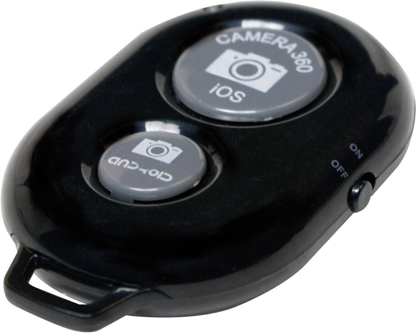 LogiLink BT0034 Selfie Stick 8.7 cm 1/4 Zoll Schwarz, Silber inkl. Handschlaufe