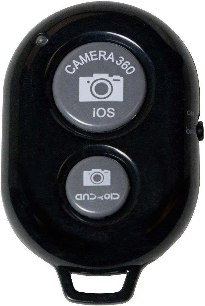 LogiLink BT0034 Selfie Stick 8.7 cm 1/4 Zoll Schwarz, Silber inkl. Handschlaufe