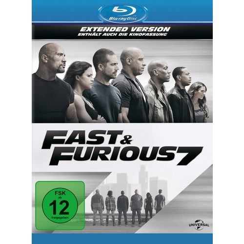 blu-ray Fast & Furious 7 - Extended Version FSK: 12