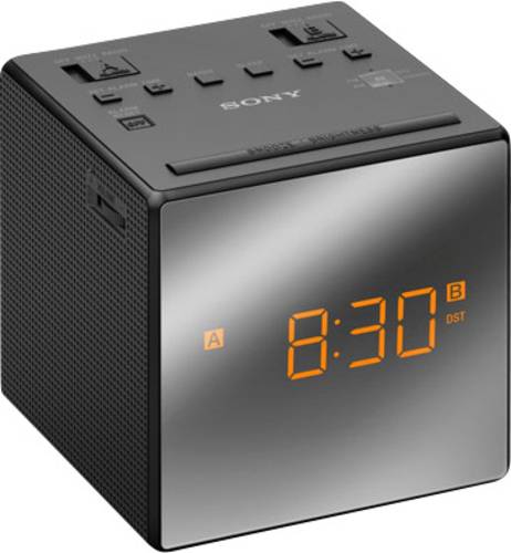 ICF-C1T Radiowecker UKW, MW Schwarz