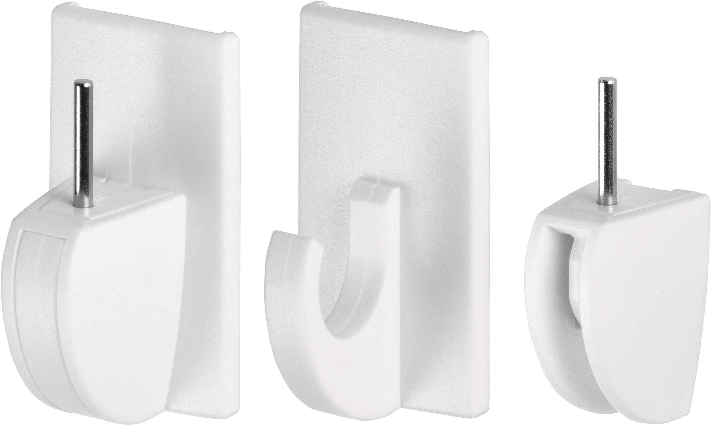 TESA POWERSTRIPS® Vario Gardinenhaken Weiß Inhalt: 4St.