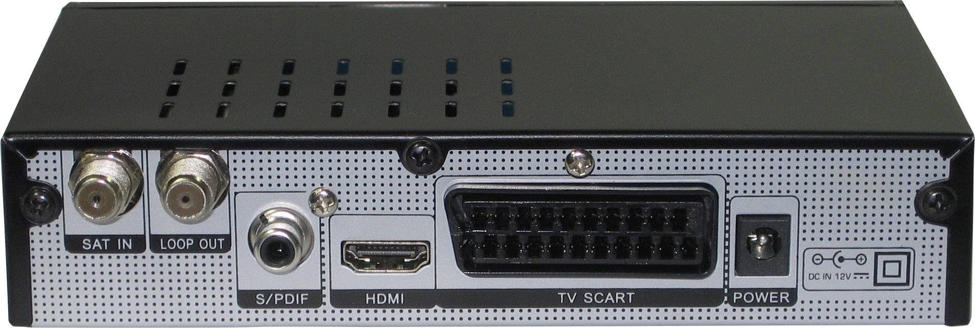 Vantage VT-80 HD-SAT-Receiver Front-USB