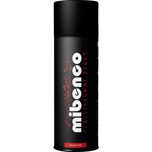 Mibenco Flüssiggummi-Spray Herstellerfarbe Feuer-Rot (matt) 71423000 400ml