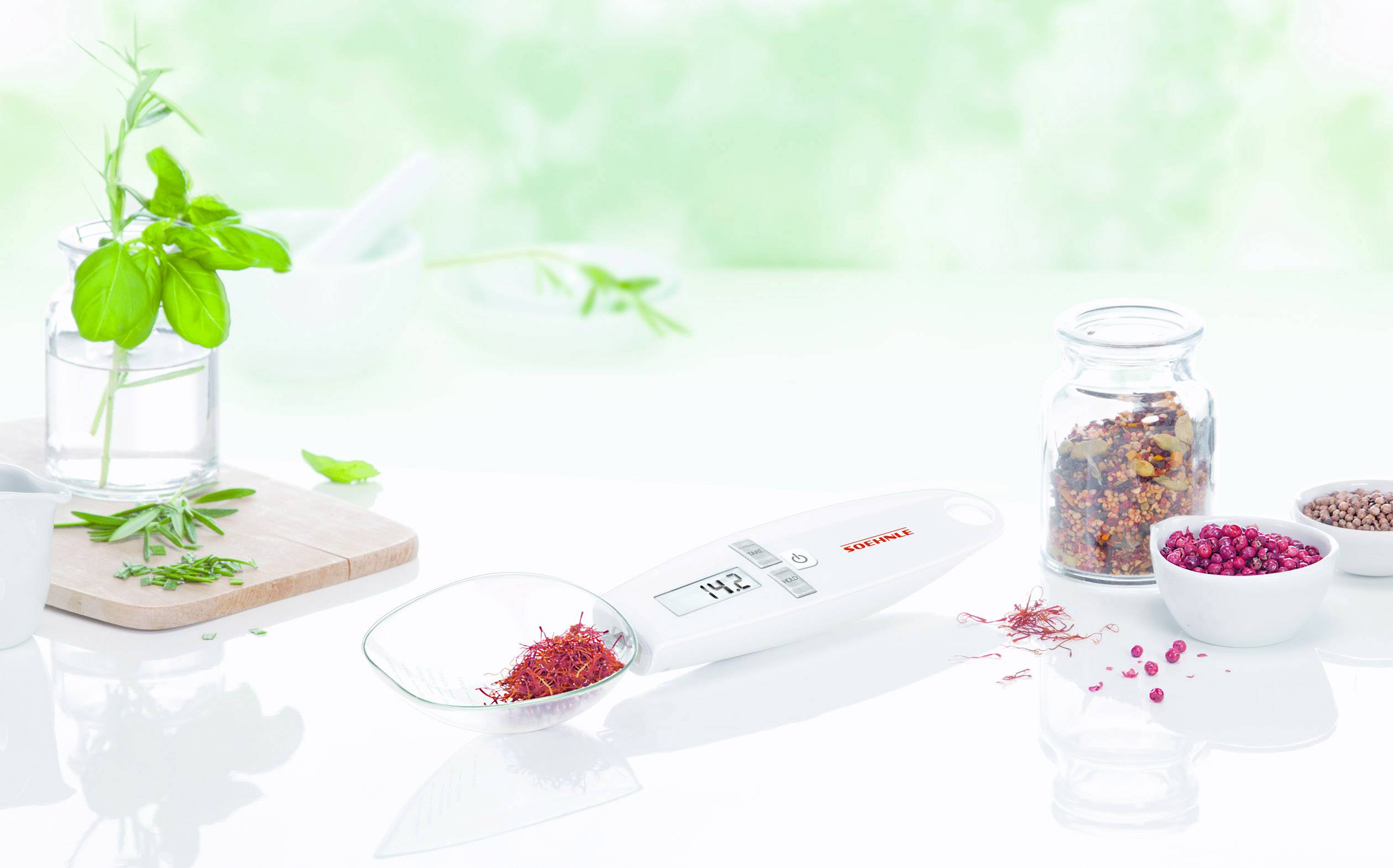 Löffelwaage Soehnle Wägebereich (max.) 500 g Ablesbarkeit 0.1 g batteriebetrieben Weiß