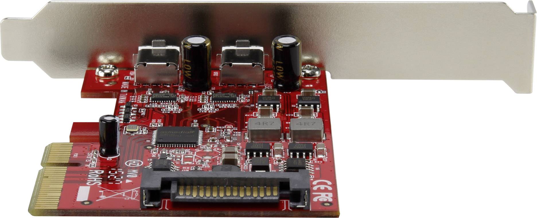 Renkforce 2 Port USB 3.1-Controllerkarte USB-C™ PCIe