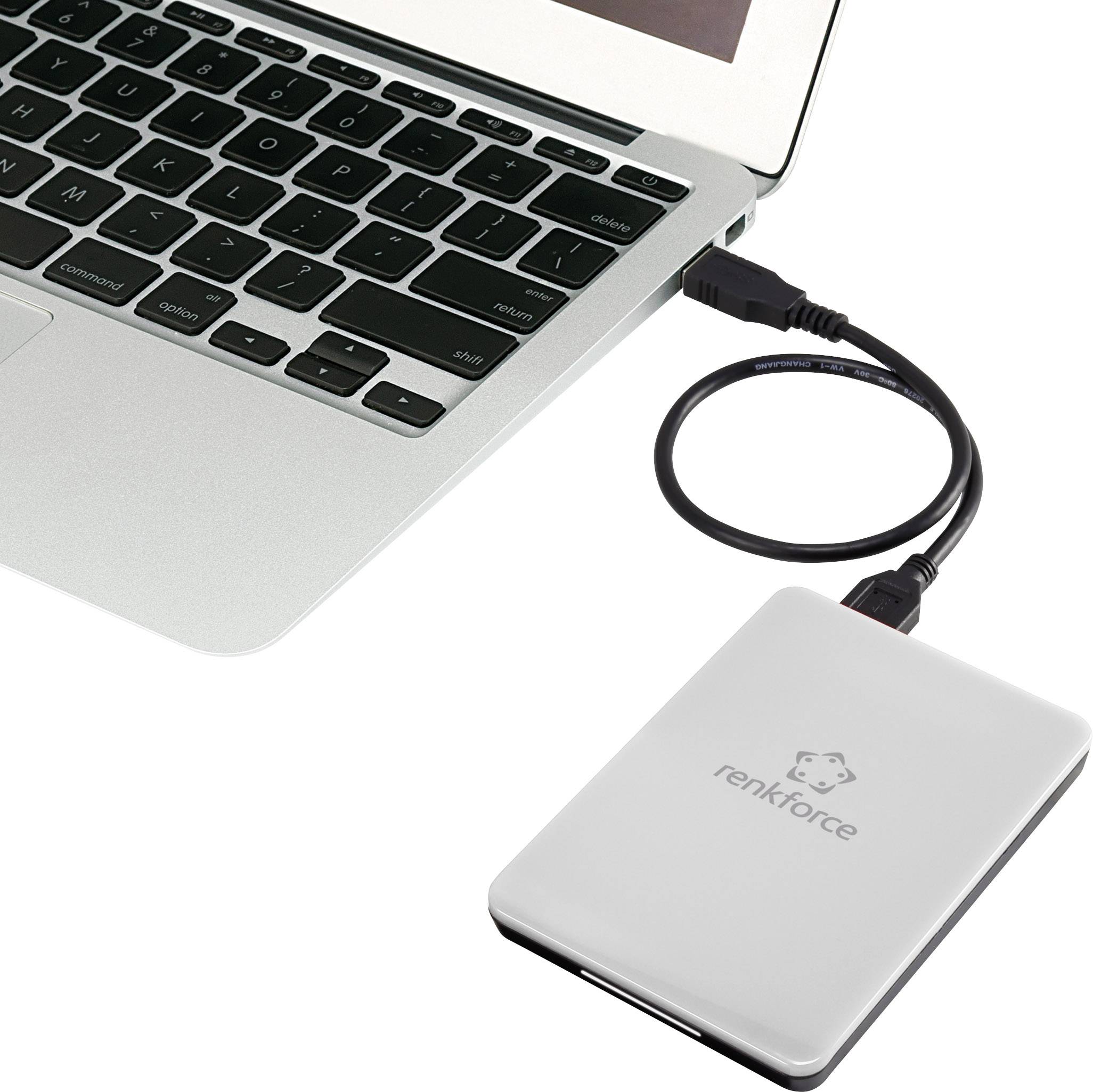 Renkforce RF-4132221 SATA-Festplatten-Gehäuse 2.5 Zoll USB 3.2 Gen 1 (USB 3.0)