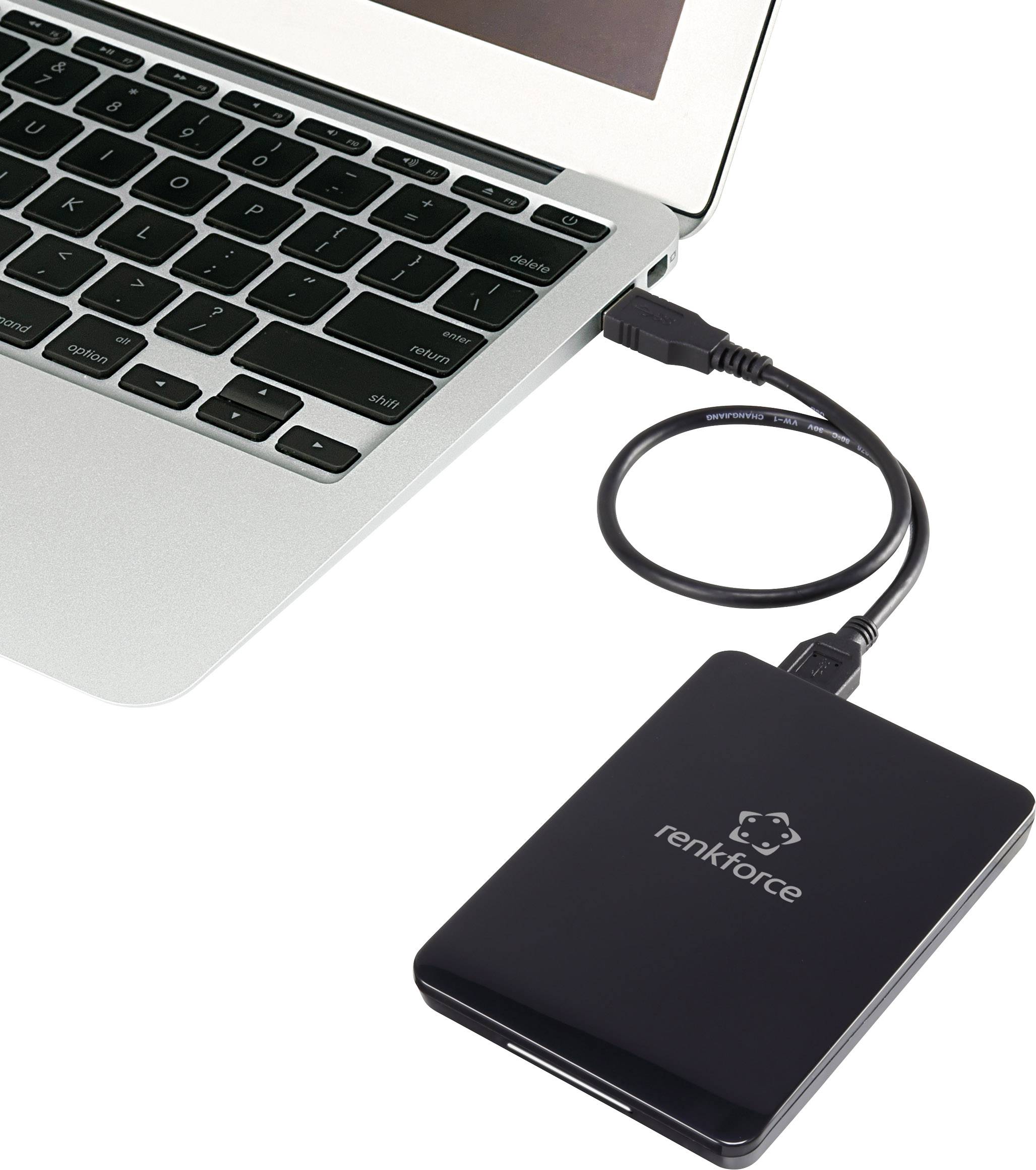 Renkforce RF-4132224 SATA-Festplatten-Gehäuse 2.5 Zoll USB 3.2 Gen 1 (USB 3.0)