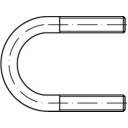 TOOLCRAFT 137773 Rundstahlbügel Stahl galvanisch verzinkt 5St.