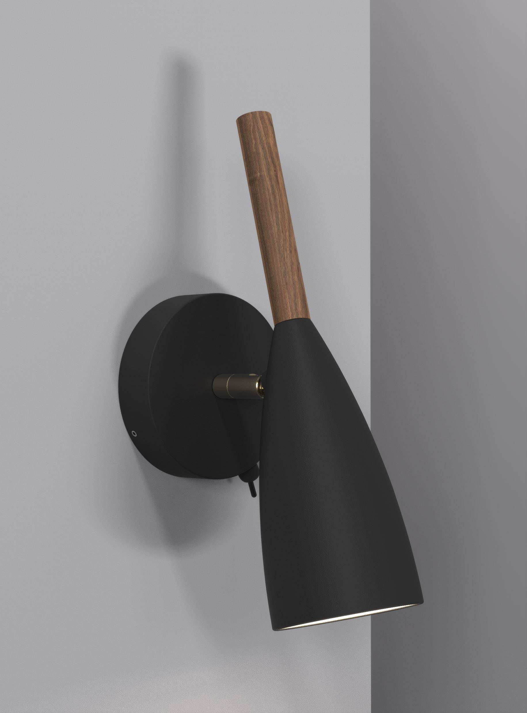 Nordlux Pure 78271003 Wandleuchte GU10 8 W Halogen, LED Schwarz