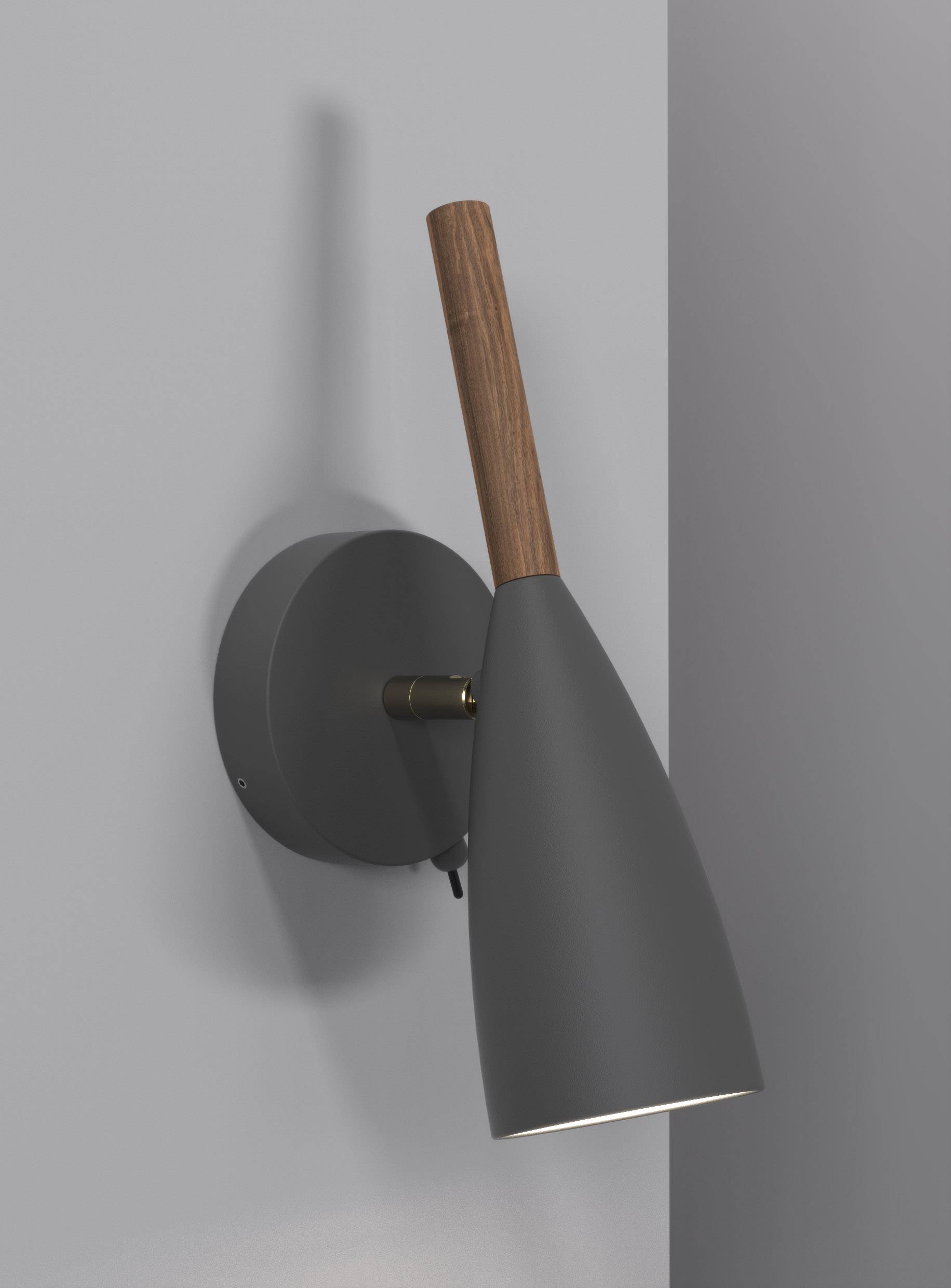 Nordlux Pure 78271011 Wandleuchte GU10 8W Halogen, LED Grau