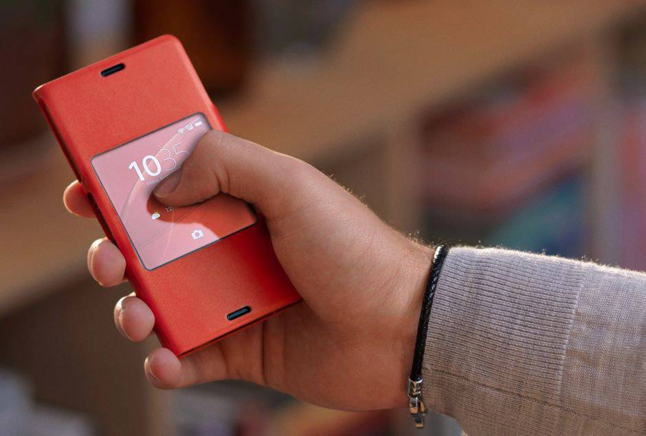 Sony Smart Style SCR26 Flip Cover Sony Schwarz 1287-5829