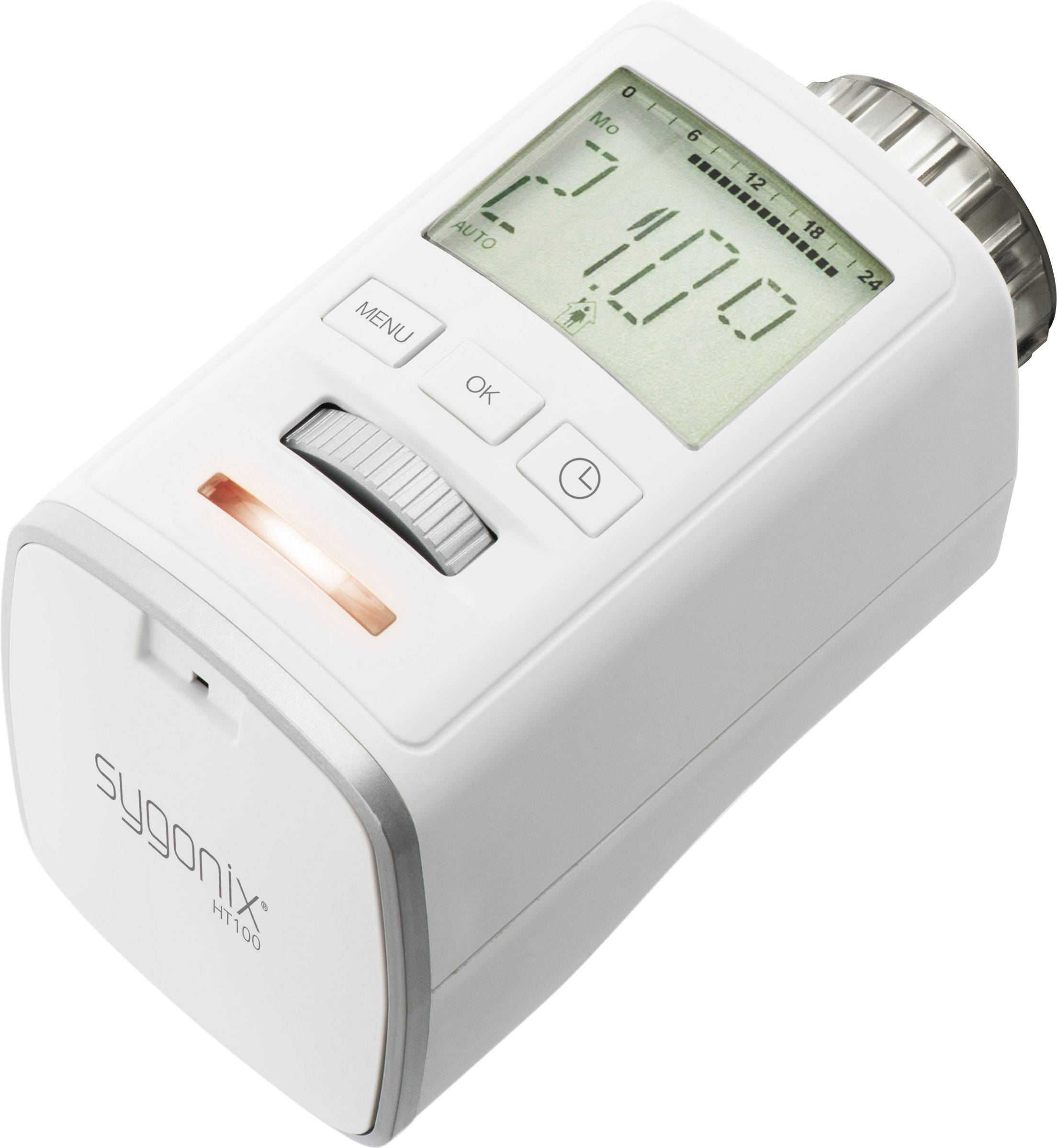 Sygonix 700100416-3 HT100 Heizkörperthermostat elektronisch 3er Set 8 bis 28°C