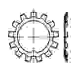 TOOLCRAFT 137802 Sicherungsbleche Innen-Durchmesser: 17mm Außen-Durchmesser: 32mm DIN 5406 Stahl 25St.