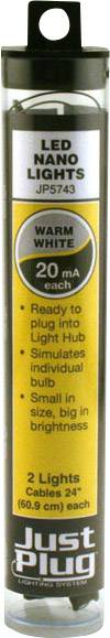 Woodland Scenics WJP5743 Just Plug™ Nano-LED Warm-Weiß