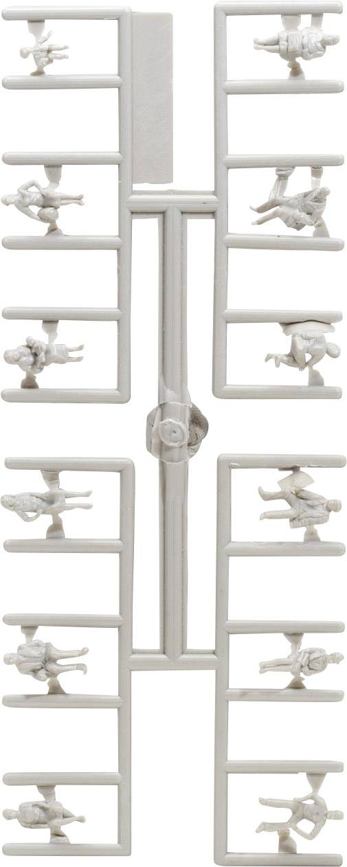 NOCH H0 Sitzende und stehende Unbemalt, Sitzend, Stehend