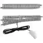 Rokuhan 7297055 Z Gleis (mit Bettung) Weiche, elektrisch, links 110mm 13° 490mm 1St. Rokuhan 7297055 Z Gleis (mit Bettung) Weiche, elektrisch, links 110mm 13° 490mm 1St.