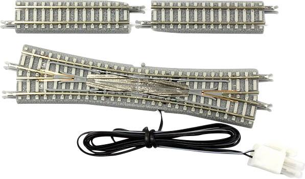 Rokuhan 7297069 Z Gleis (mit Bettung) Doppelkreuzungsweiche, elektrisch 112.8mm 13° 1 Set