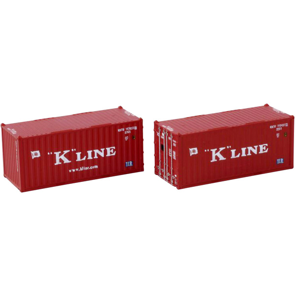 Rokuhan 7297548 Z 2er-Set 20´ Container K-Line