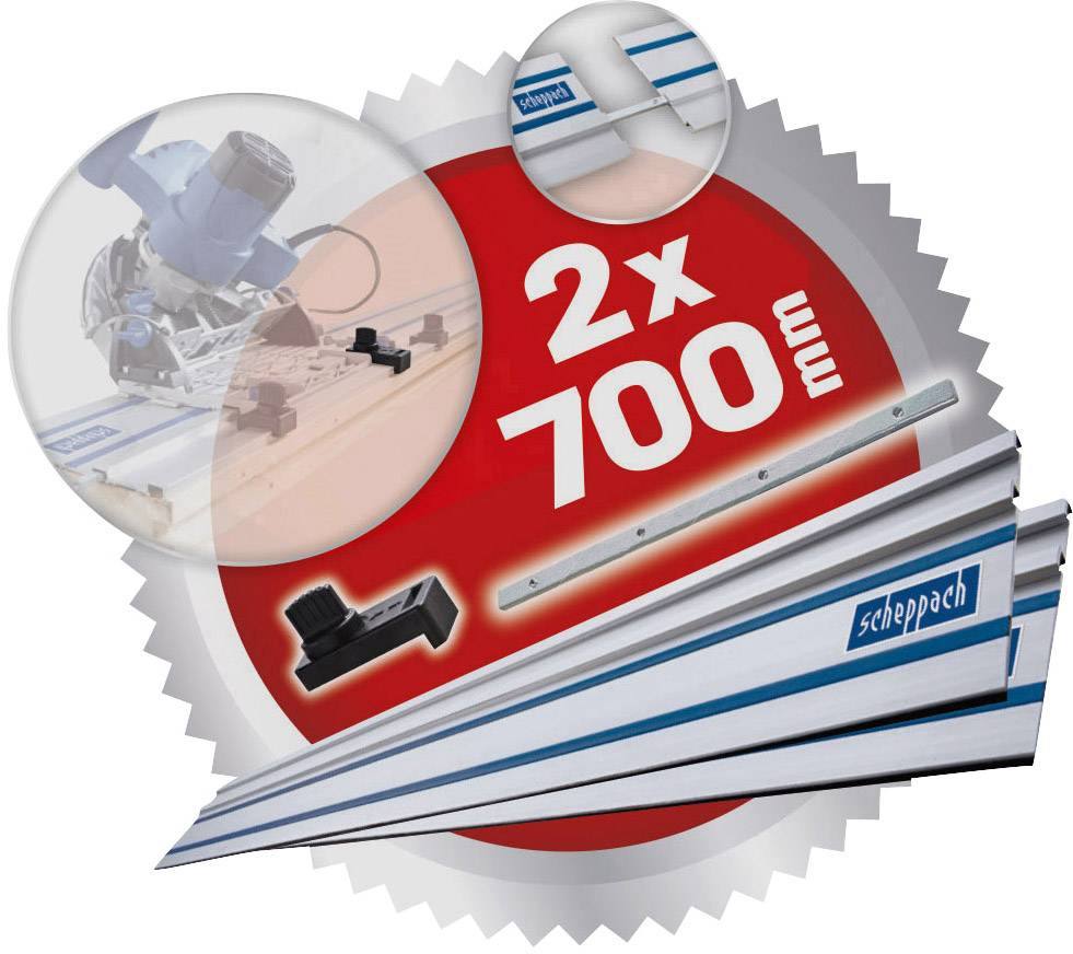 Scheppach PL55 Tauchsäge Schnitttiefe max. (90°) 55 mm 1200 W