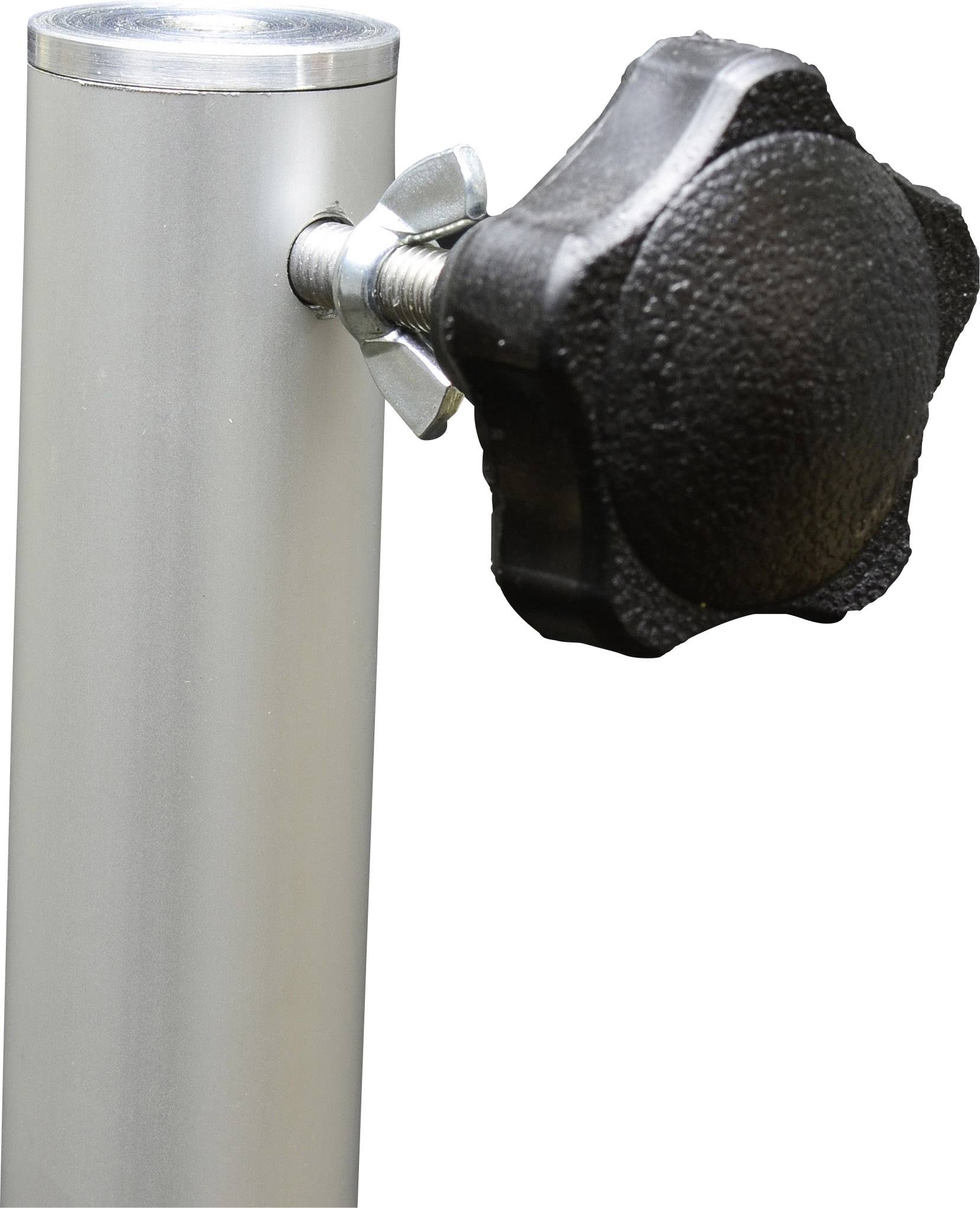 Microelectronic inkl. Tripod Adapter für EasyFind Flat SAT-Standfuß Passend für Spiegelgröße: Ø < 80cm Ausziehbar Silber, Schwarz