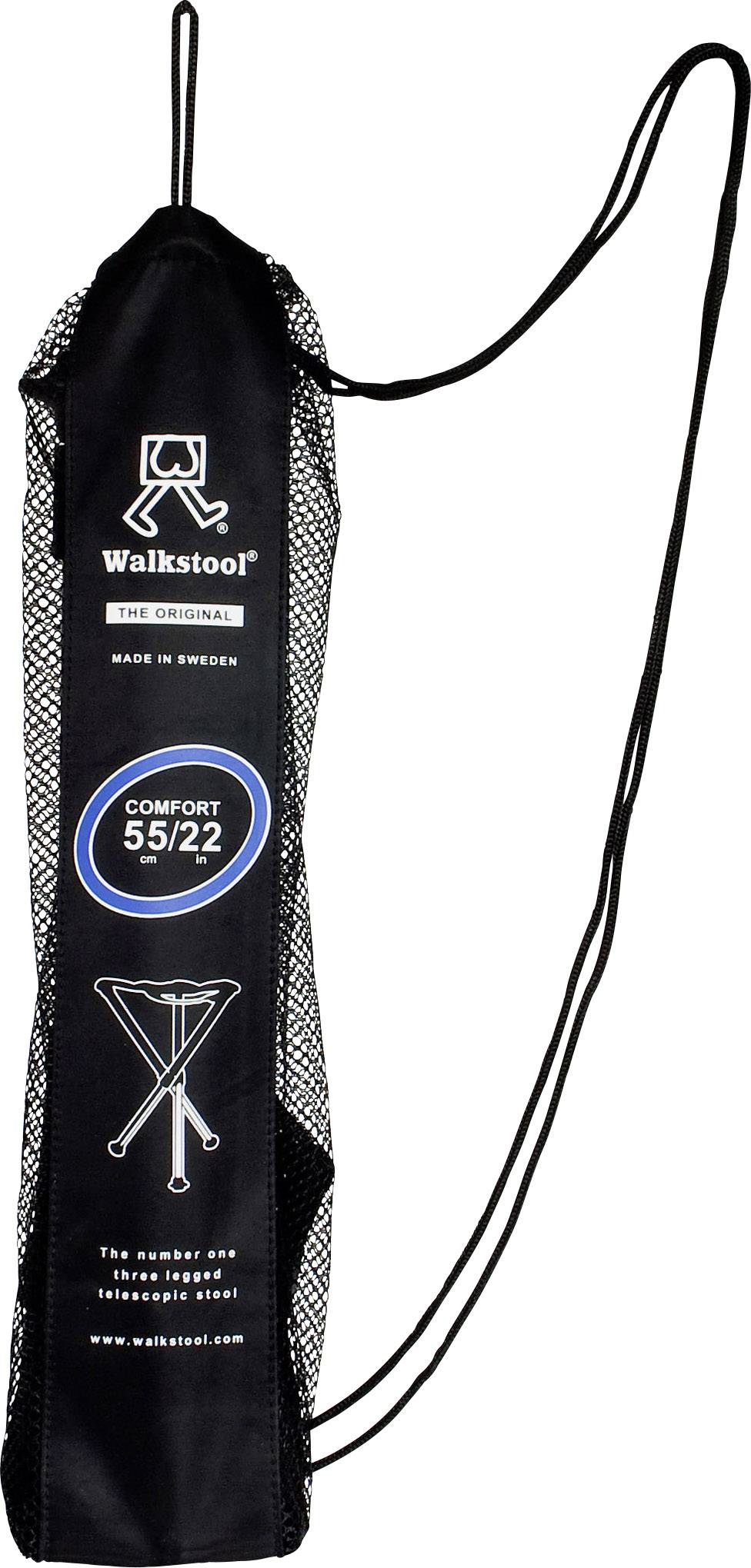Walkstool Comfort XL Klapphocker Schwarz, Silber 63547 Belastbarkeit (Gewicht) (max.) 225kg