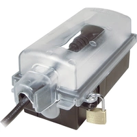 InterBär 9015-002.81 Aufputz-Steckdose abschließbar Schwarz, Transparent InterBär 9015-002.81 Aufputz-Steckdose abschließbar Schwarz, Transparent