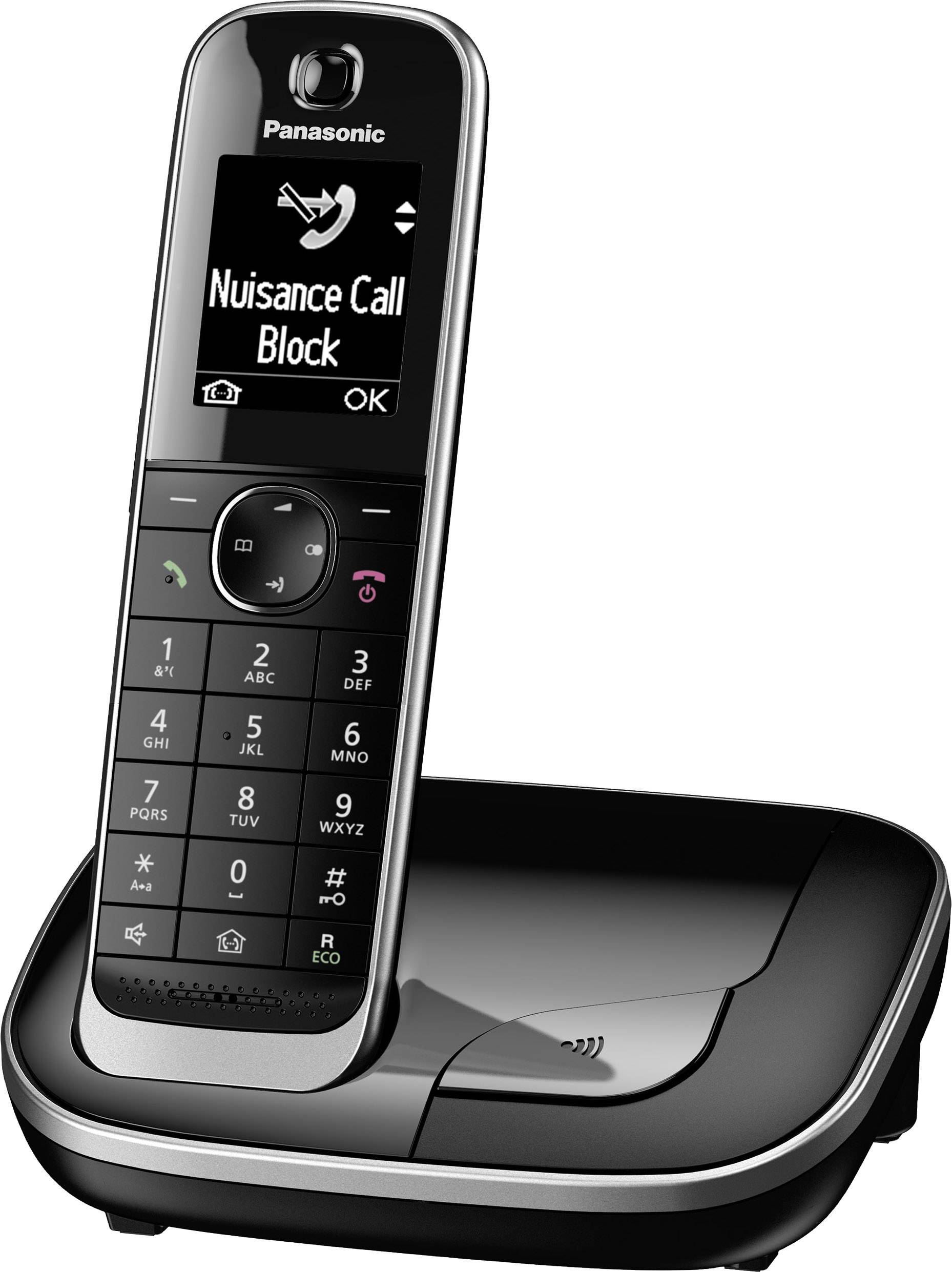 Panasonic KX-TGJ310GB Schnurloses Telefon analog Babyphone, Freisprechen