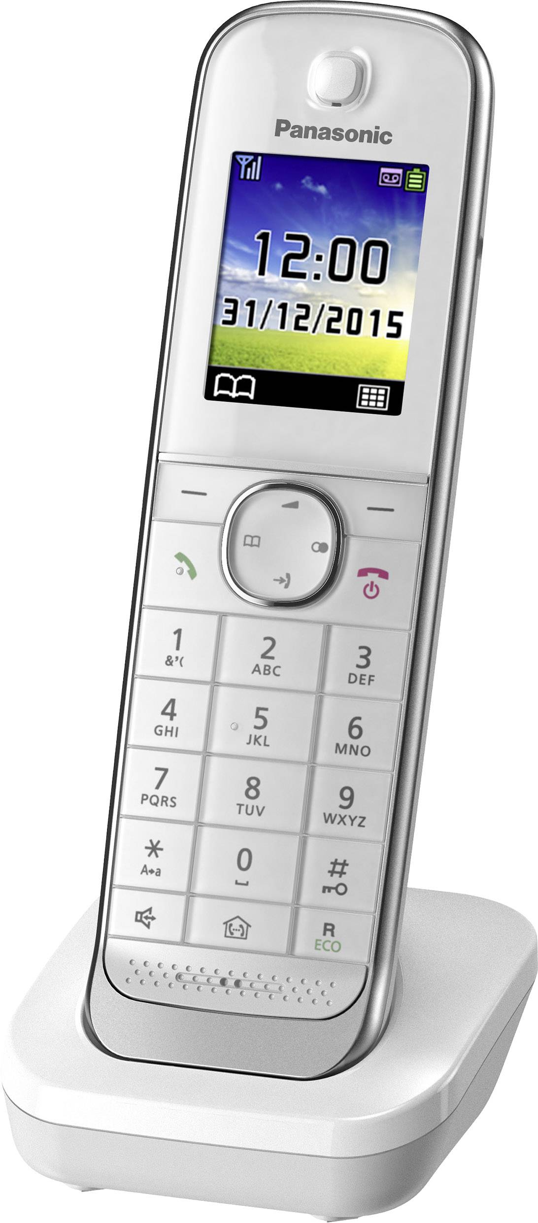 Panasonic KX-TGJ320GW - Schnurlostelefon - Anrufbeantworter mit Rufnummernanzeige