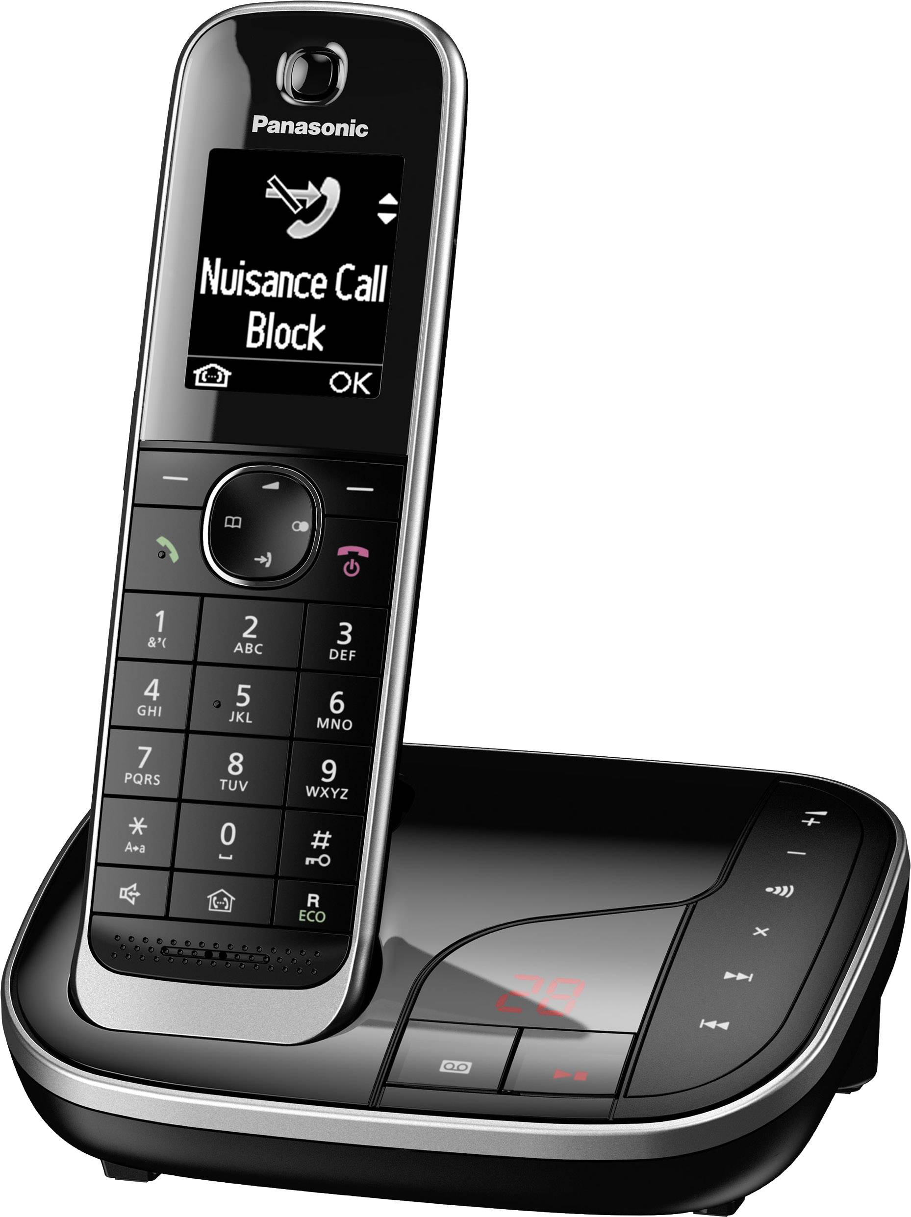 Panasonic KX-TGJ320GB Schnurloses Telefon analog Schwarz