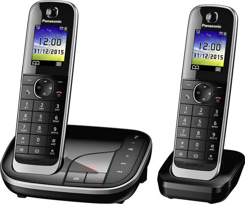 Panasonic KX-TGJ322GB  Schnurloses Telefon analog  Anrufbeantworter, Freisprechen, Headsetanschluss