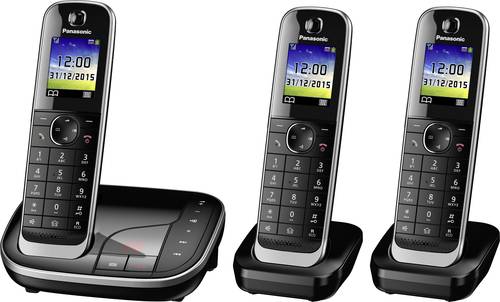 Panasonic KX-TGJ323GB  Schnurloses Telefon analog  Anrufbeantworter, Freisprechen, Headsetanschluss
