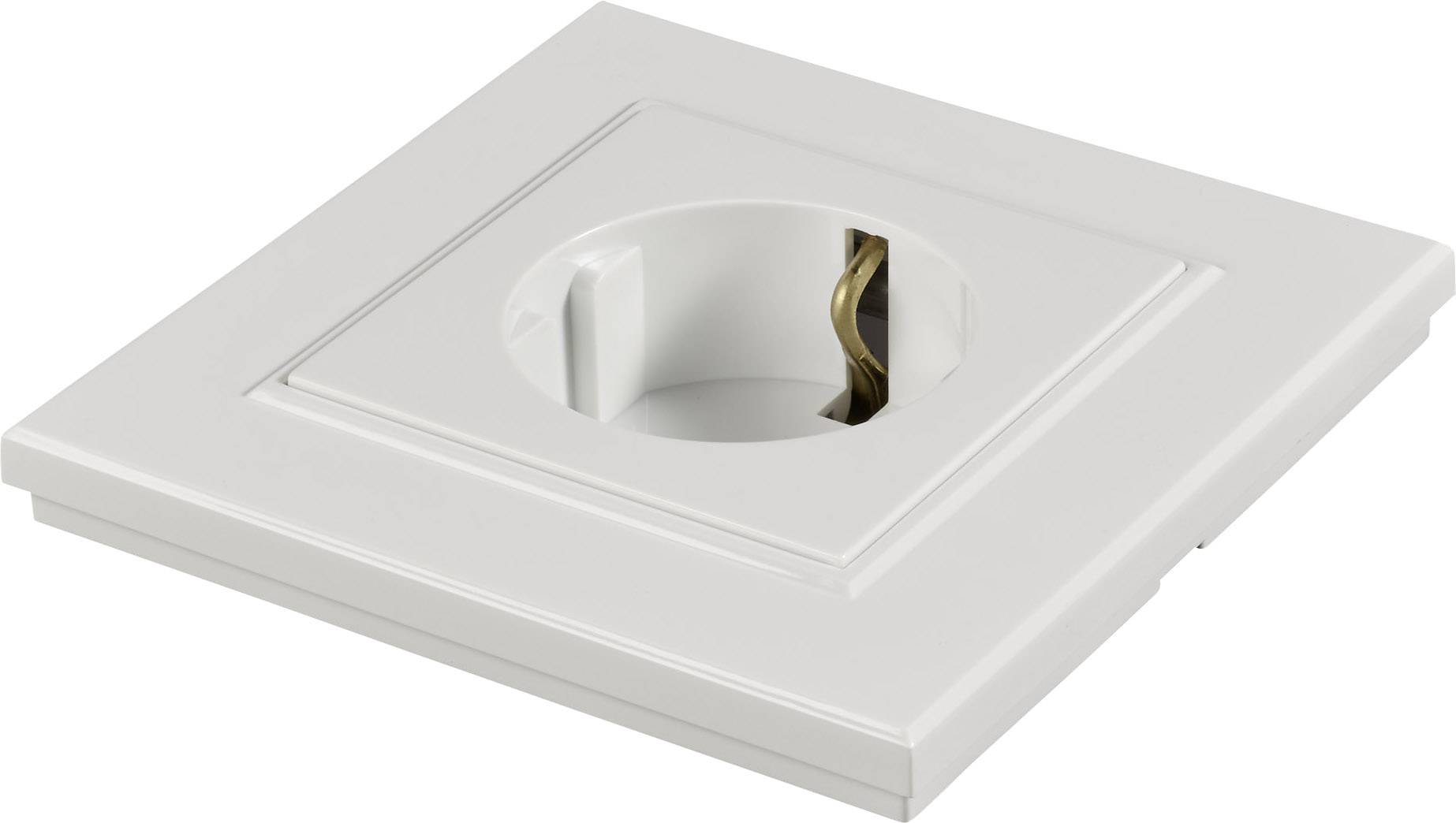 Makel Einsatz Schutzkontakt-Steckdose Karea Weiß 57001174 1 St.