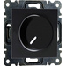 Lumia Dimmer, für NV-Lampen mit elektronischen Trafos (Phasenausschnitt), VDE Zertifiziert, Unterputz, in schwarz