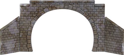 Busch 8841 TT Tunnel-Portal 2gleisig Fertigmodell