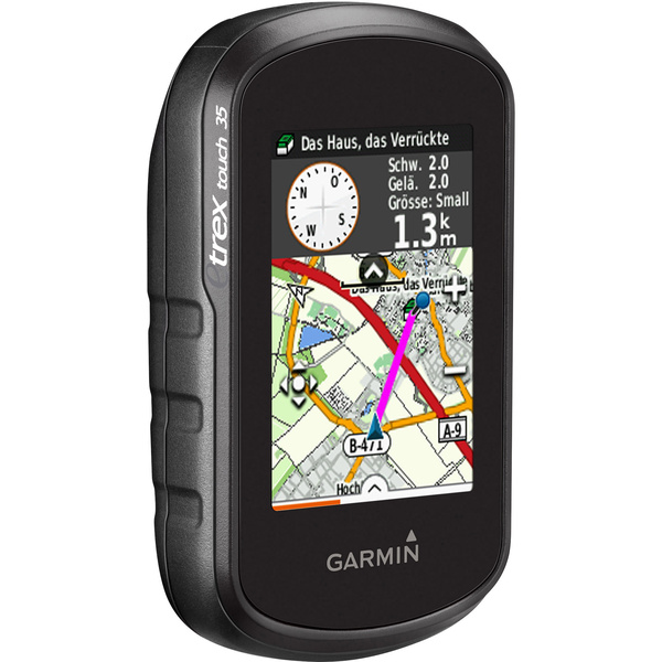 Garmin eTrex® Touch 35 Outdoor Geocaching, GPS, topographische Navi GLONASS, | Fahrrad, inkl. Bluetooth®, Wandern Europa versandkostenfrei Karten SMDV