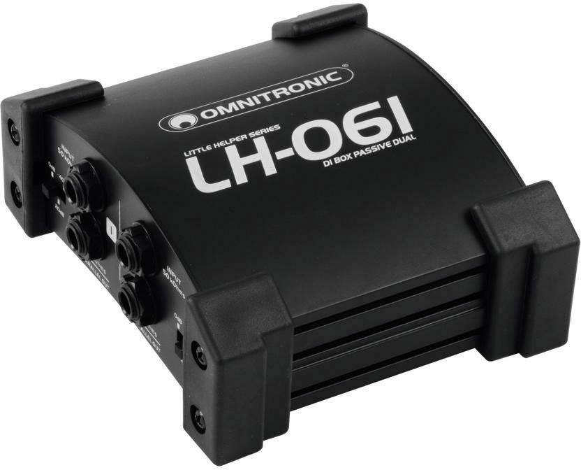 Omnitronic LH-061 PRO Passive DI Box 2-Kanal